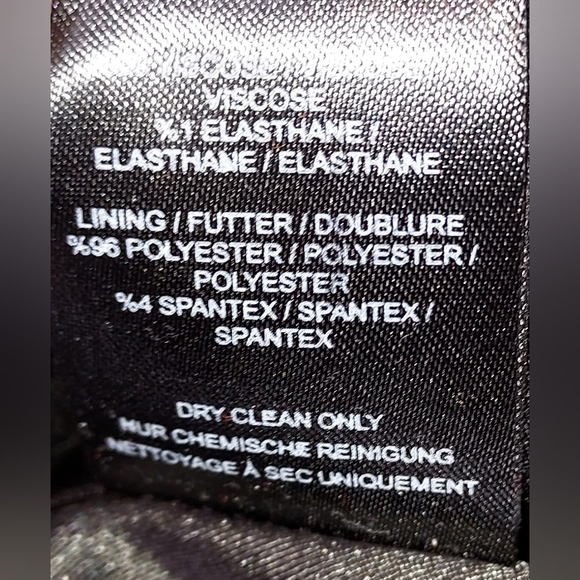 Grace MMXIII Black Halter Faux Leather Neck Tie Dress NWT - Picture 10 of 10